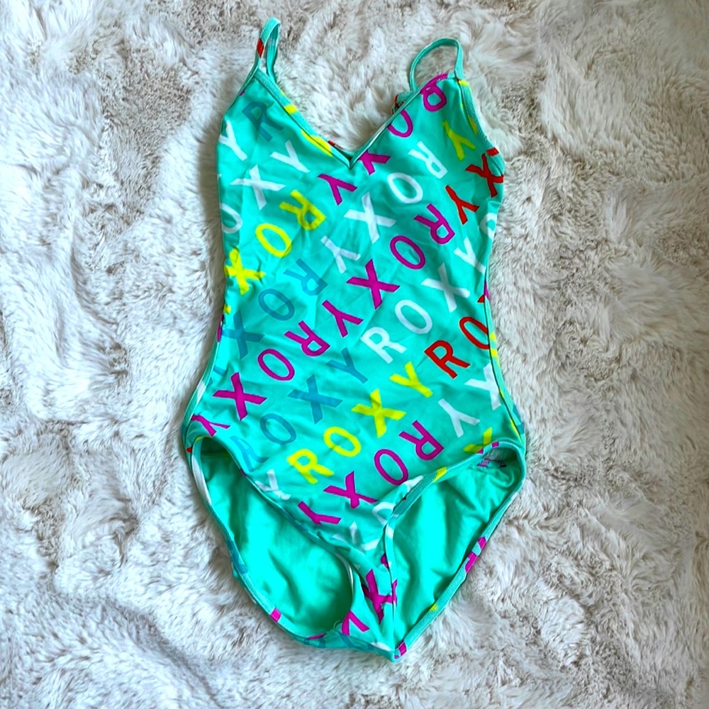 EUC Roxy one piece bathing suit - size 10